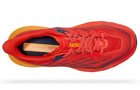 Hoka One One Speedgoat 5 Fiesta Red Radiant Yellow 1123157-FRYL by Air Jordan