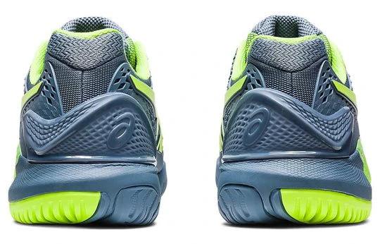 Asics Gel Resolution 9 Steel Blue Hazard Green 1041A330-400 by Air Jordan
