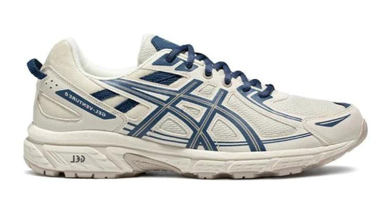 Asics Gel-Venture 6 Cream White Blue 1011B550-103 by Air Jordan