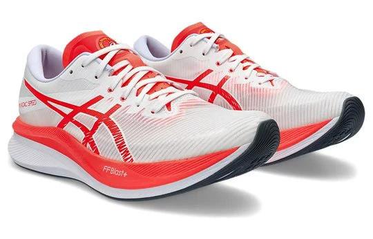 Asics Magic Speed 3 White Sunrise Red 1011B848-100 by Air Jordan