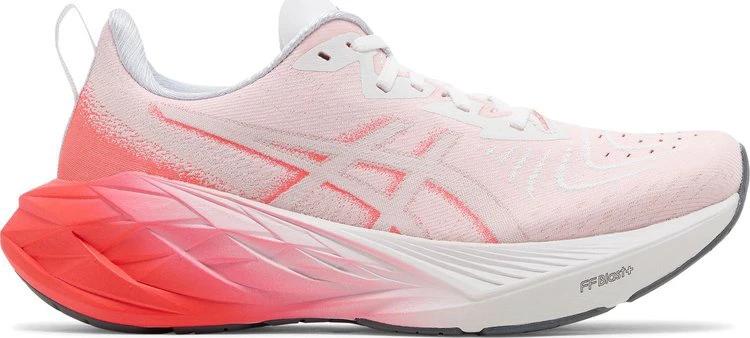 Hakaone Ekiden x Asics Novablast 4 White Sunrise Red 1012B650-100 by Air Jordan