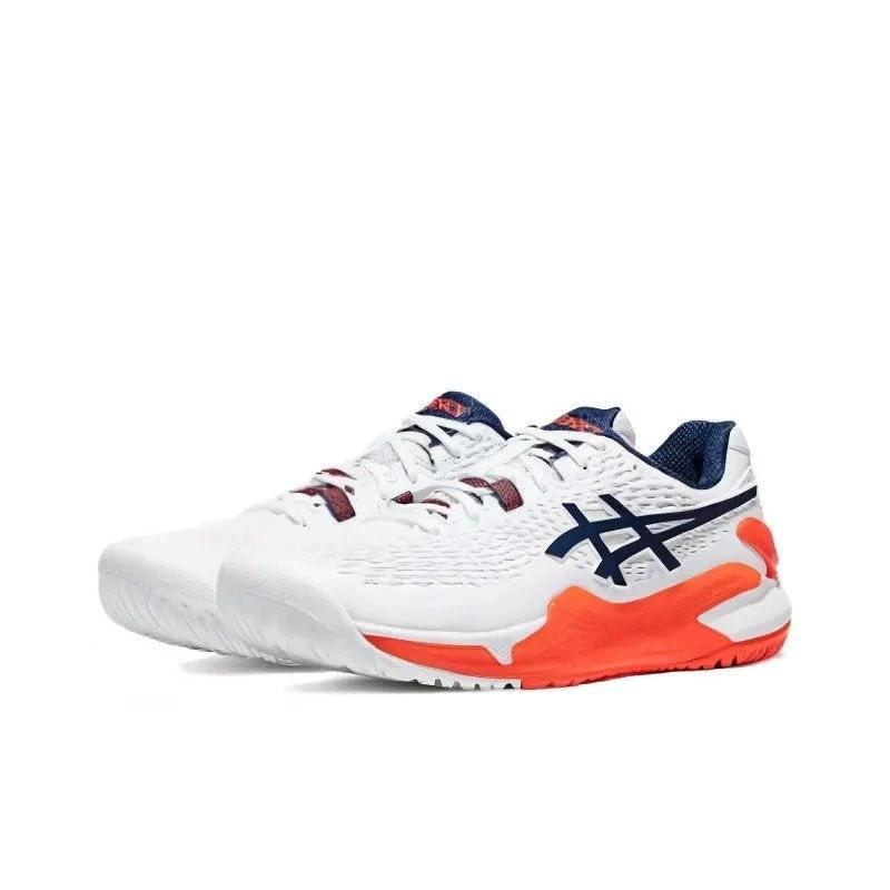 Asics Gel Resolution 9 White Blue Expanse 1041A376 102 by Air Jordan