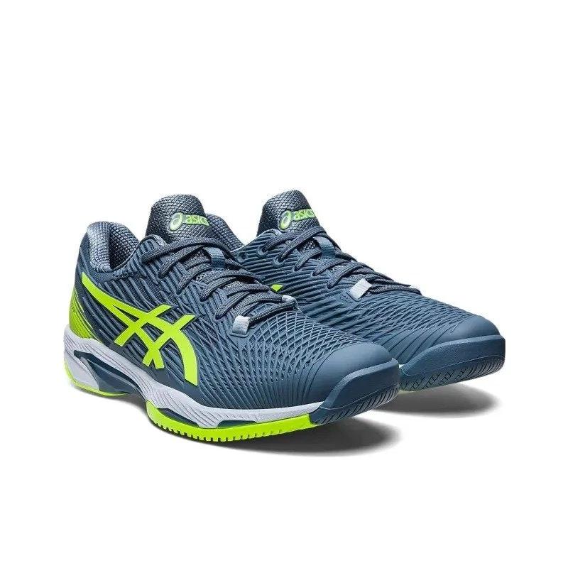 Asics Solution Speed Ff 2 Steel Blue Hazard Green 1041A182 402 by Air Jordan
