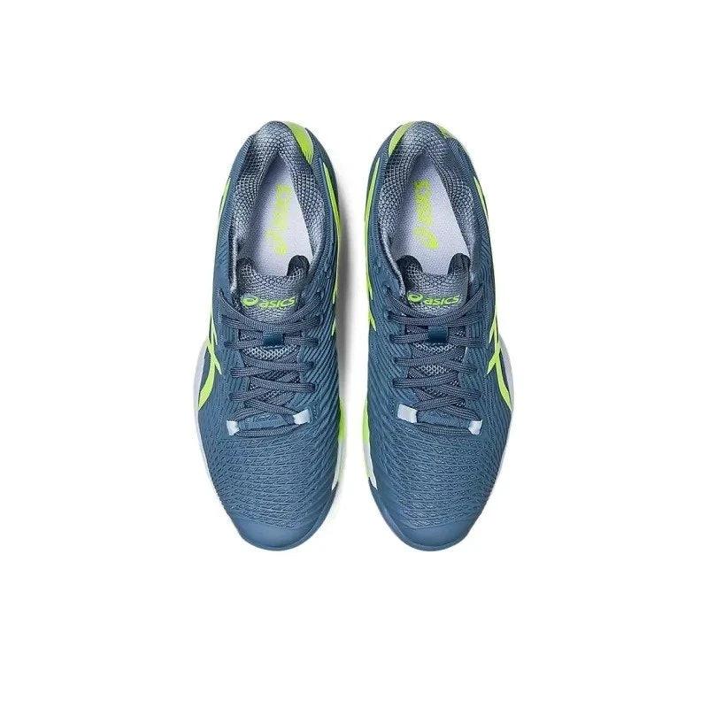 Asics Solution Speed Ff 2 Steel Blue Hazard Green 1041A182 402 by Air Jordan
