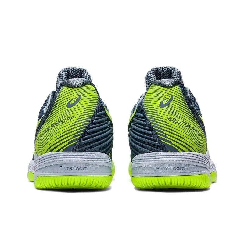 Asics Solution Speed Ff 2 Steel Blue Hazard Green 1041A182 402 by Air Jordan