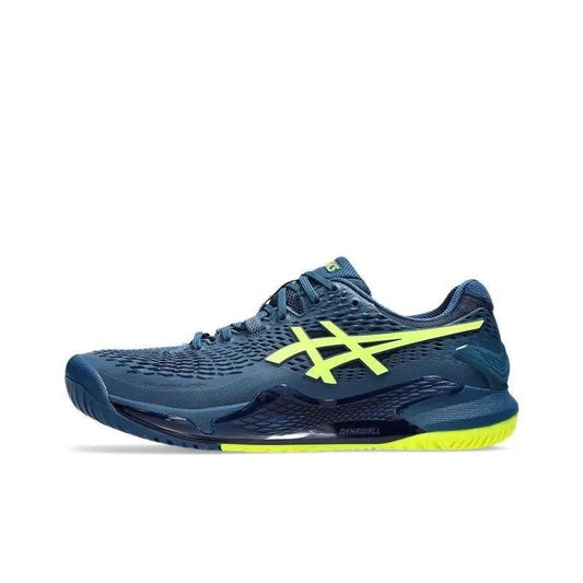 Asics Gel Resolution 9 Mako Blue Safety Yellow 1041A330 404 by Air Jordan