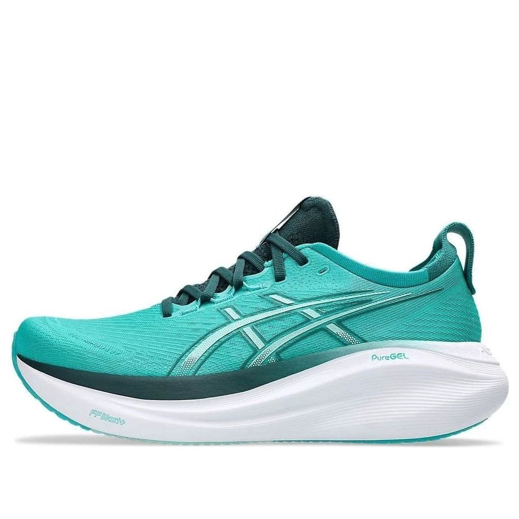 Asics Gel Nimbus 27 Wave Teal Saxon Green 1011B958 400 by Air Jordan