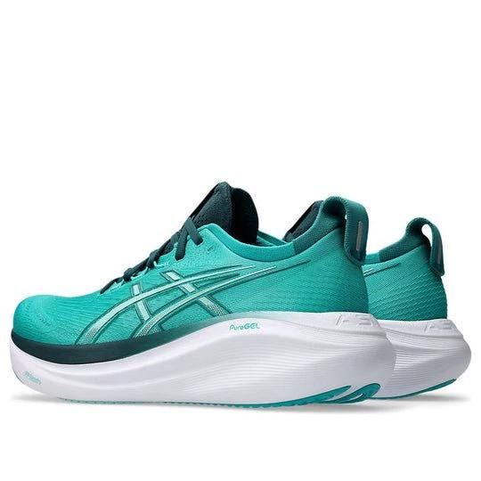 Asics Gel Nimbus 27 Wave Teal Saxon Green 1011B958 400 by Air Jordan