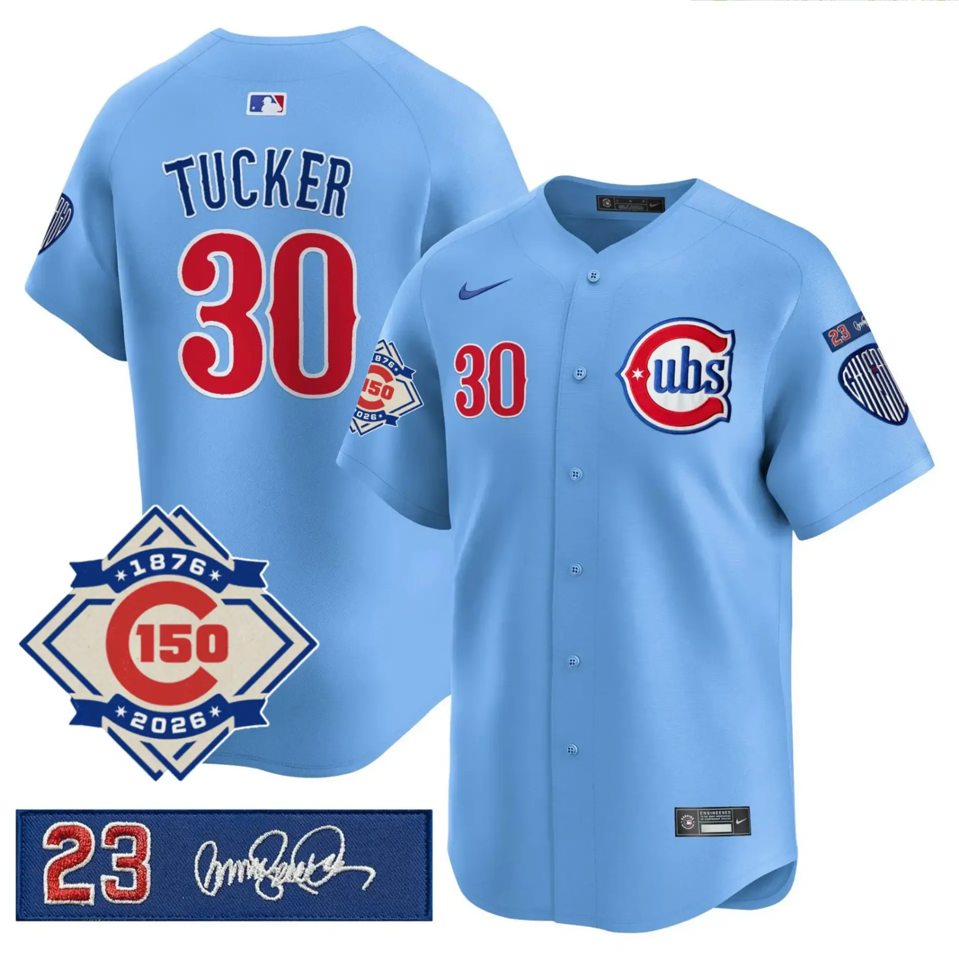 CHC Limited Jersey - 150th Anniversary & 'Ryno' Tribute Patch - All Stitched by Chicago Cubs