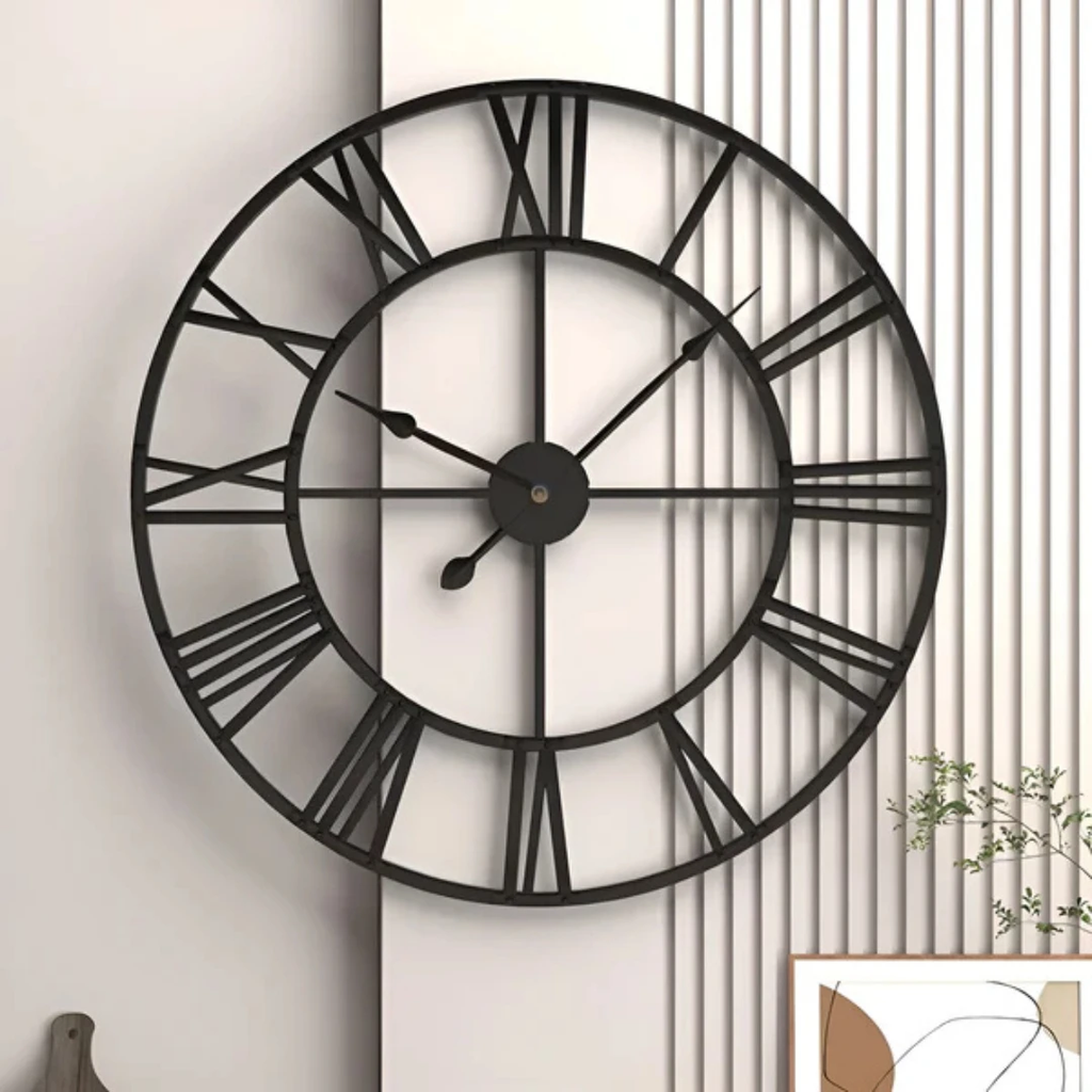 Exclusive Large Wall Clock with a Modern Look Framer by BowLift