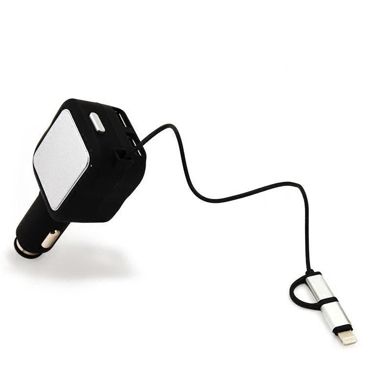 Ciaovie Car Charger Multi with Retractable Charging Cable by Bowlift