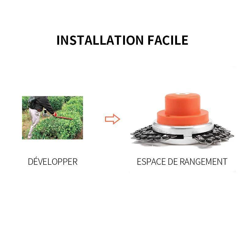 Ciaovie replacement head for chain grass by Bowlift