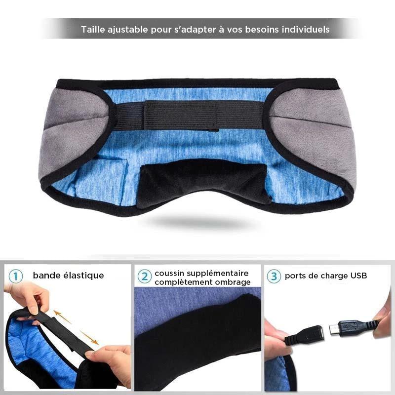Bluetooth Wireless Eye Mask with Headphones by Bowlift