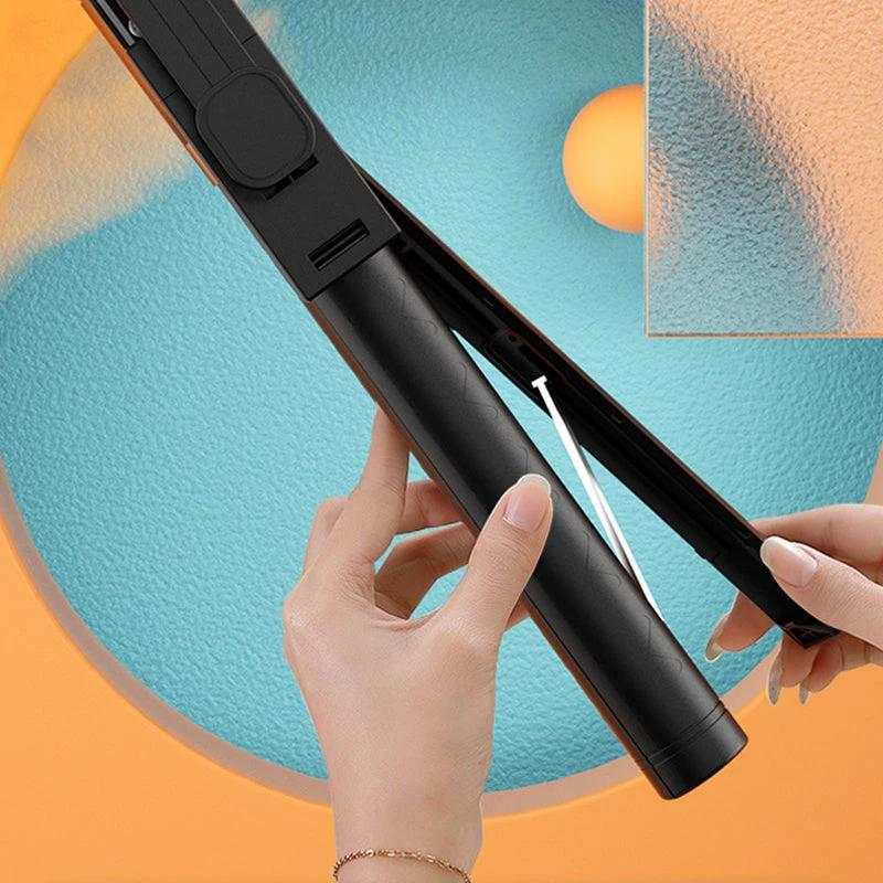 Selfie stick with LED additional light by Bowlift