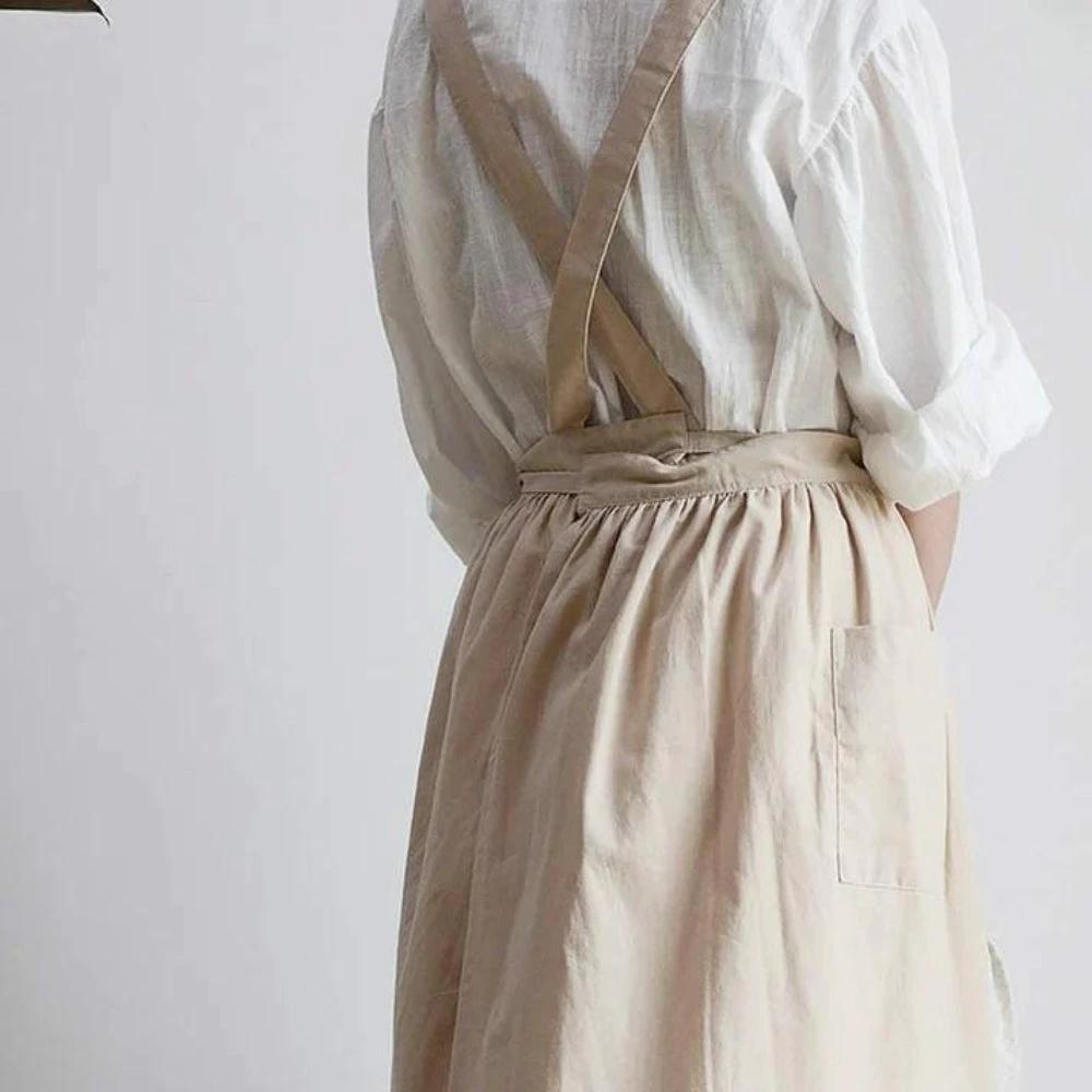 Multipurpose Cotton Apron With Pockets by Casa & Beyond