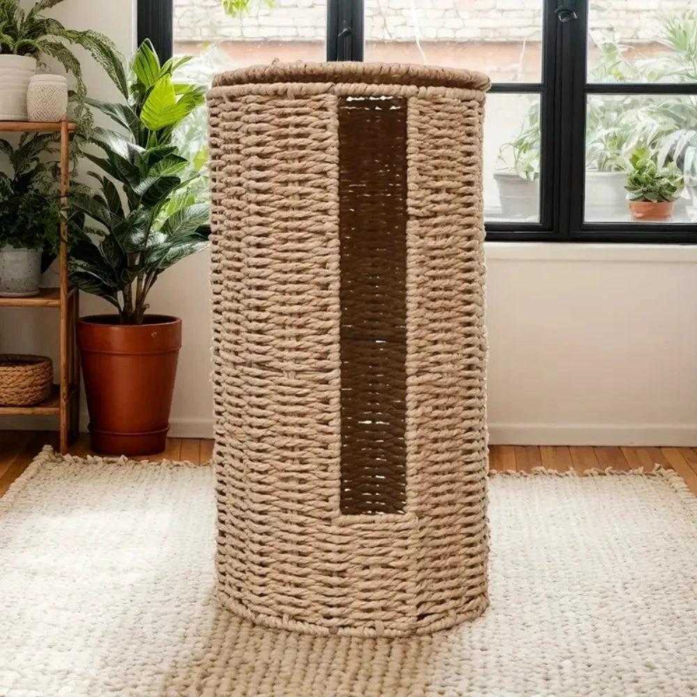 Braided Rope Toilet Paper Holder by Casa & Beyond