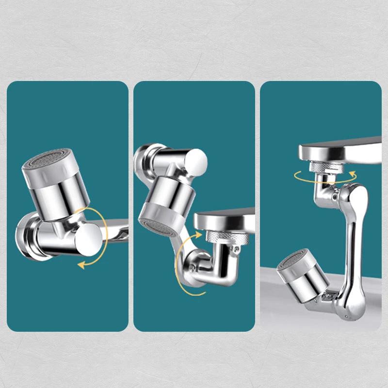 Multifunctional swivel extension faucet by Bowlift