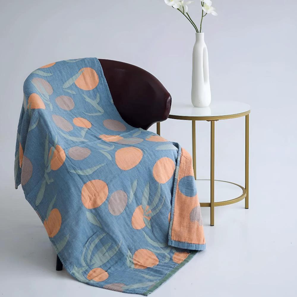 Peach Bath Summer Towel by Casa & Beyond