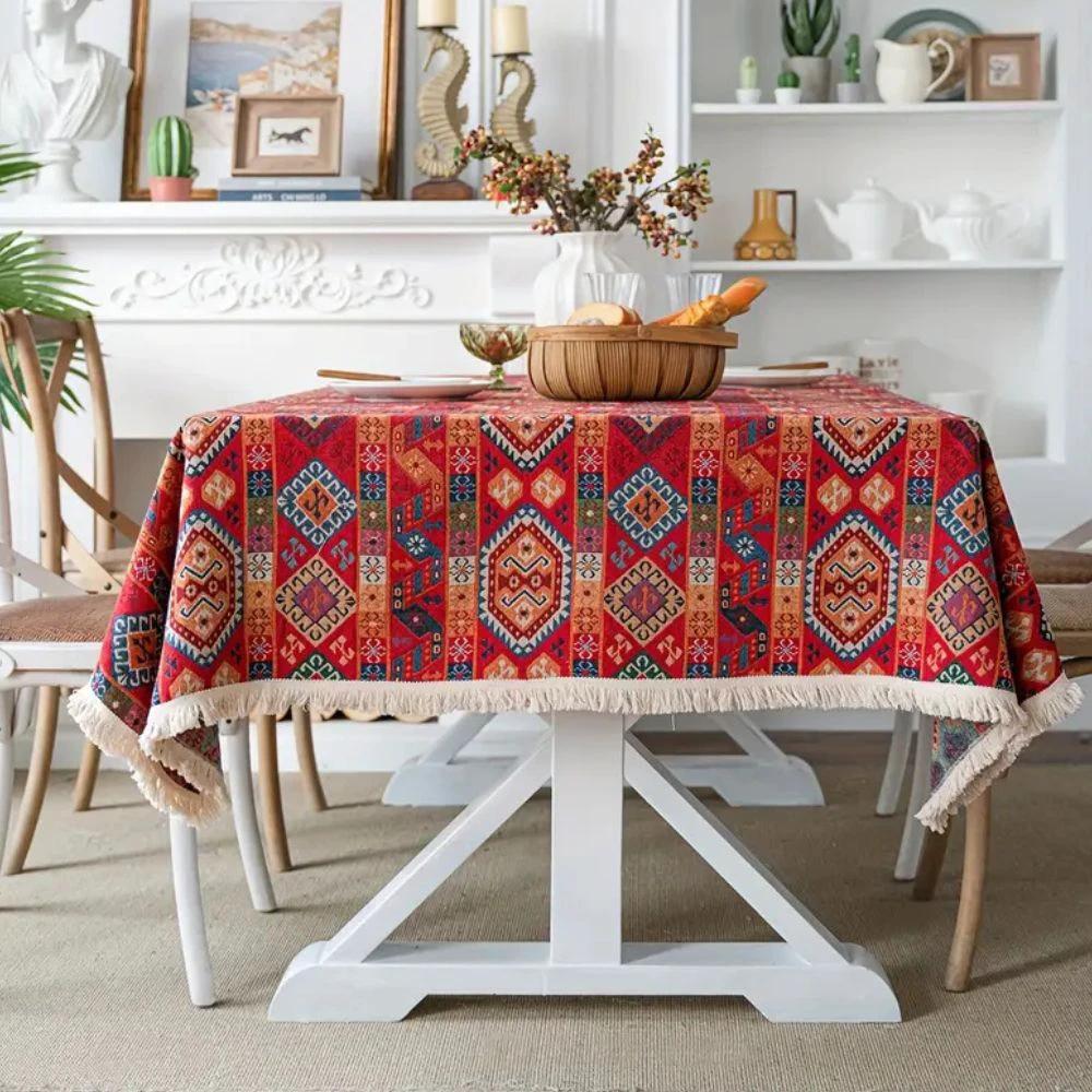 Oasis Dunes Boho Tablecloth by Casa & Beyond