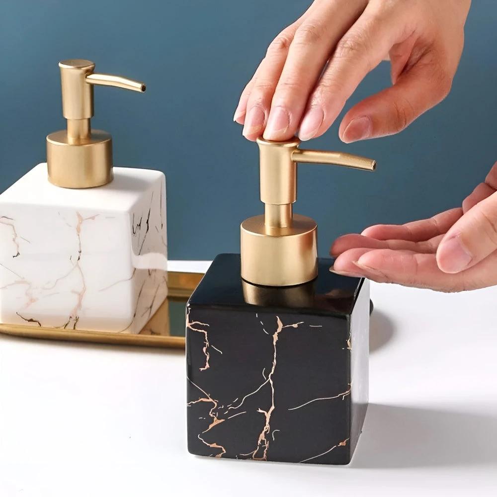 Marble Luxe Soap Dispenser by Casa & Beyond