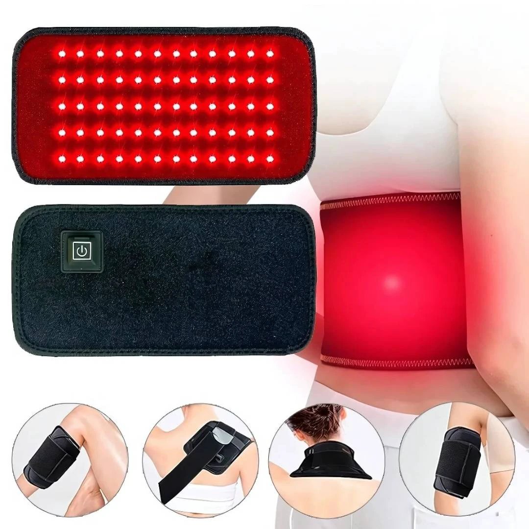 LumiRelief Red Light Therapy Belt | for Pain Relief - Inflammation Reduction - Muscle Recovery - Red Light for Skin Rejuvenation Bowlift by Bowlift