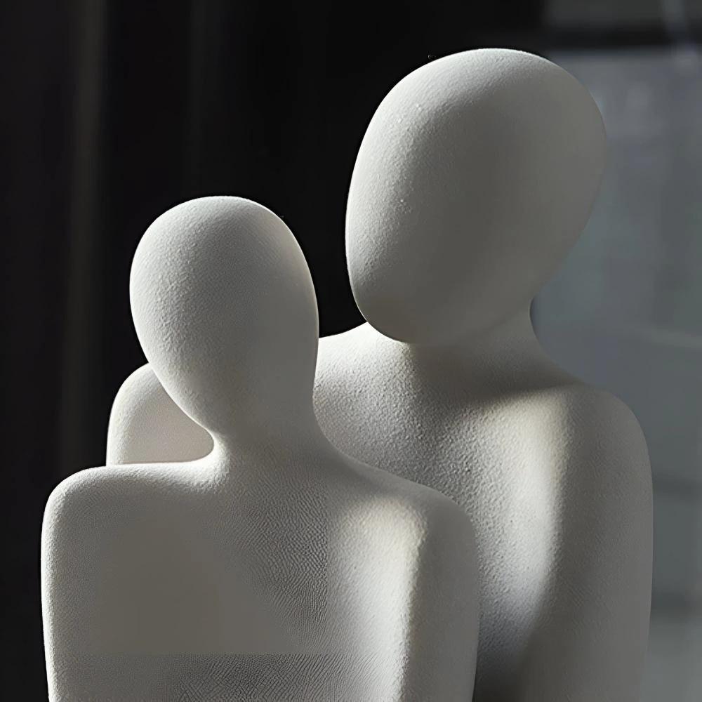 Romantic Couple Ceramic Sculpture by Casa & Beyond