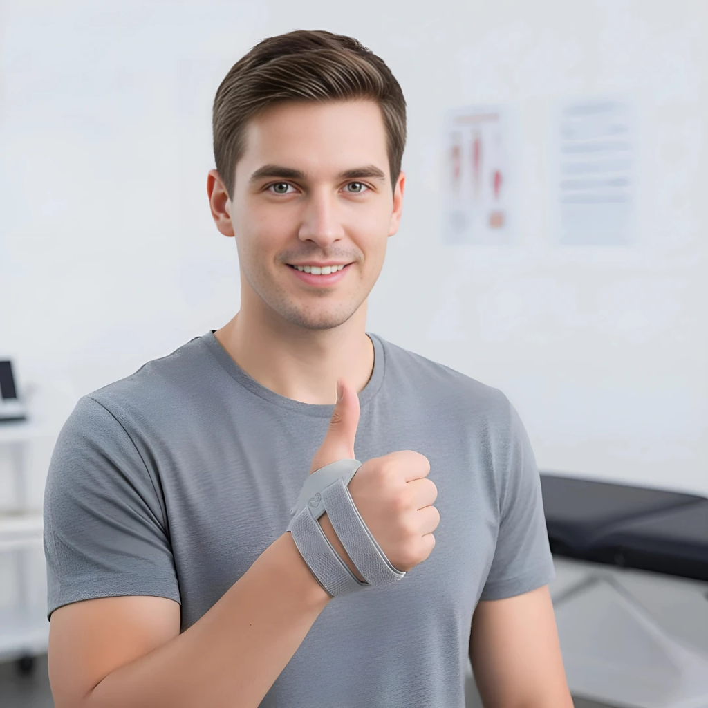 Pain Relief & Joint Stabilisation – Breathable Lightweight Splint – CMC Joint Arthritis & Sprain Bowlift by Bowlift