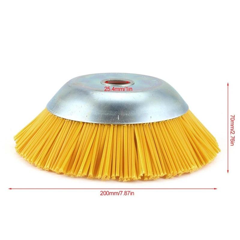 Nylon weed brush for lawn mower by Bowlift