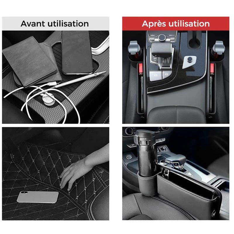 Storage box for car seats by Bowlift