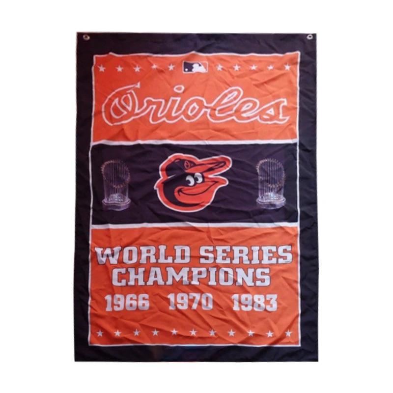 Baltimore Orioles Flag-3x5FT Banner-100% polyester by flagsshop