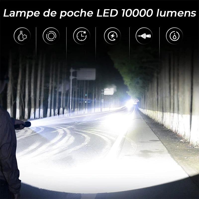 Tactical rechargeable laser LED flashlight by Bowlift