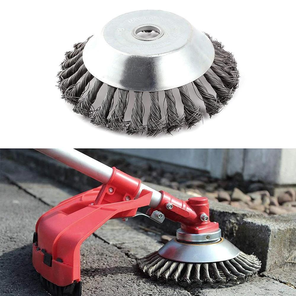 Weed brush for garden cleaner Bowlift by Bowlift