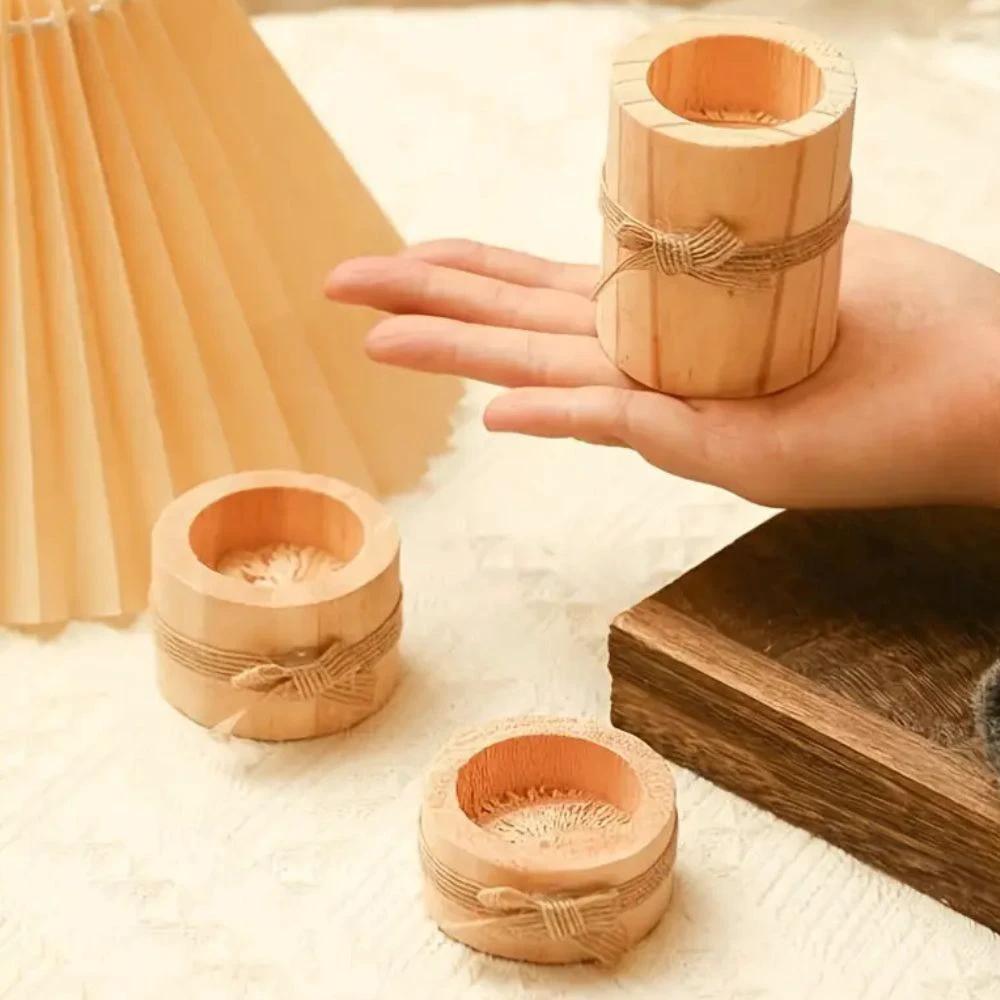 Bamboo Essence Candle Holders | 3 sets by Casa & Beyond