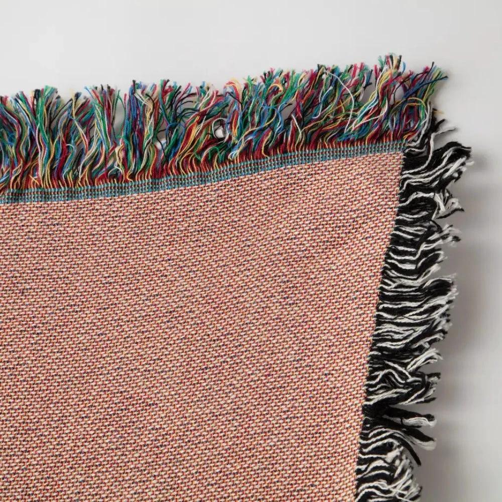 Pink Muse Woven Blanket by Casa & Beyond