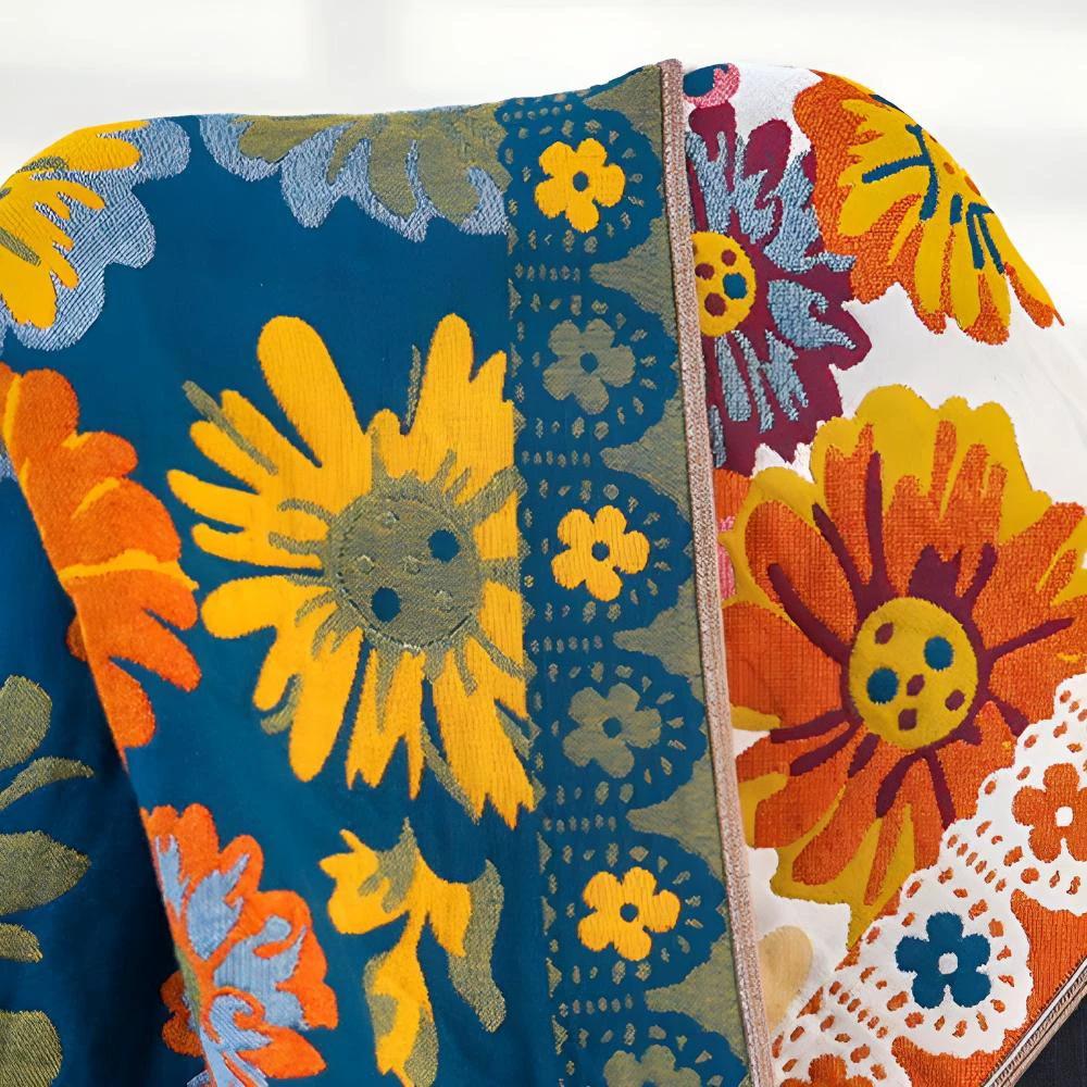 Floral Fiesta Bath Towel by Casa & Beyond