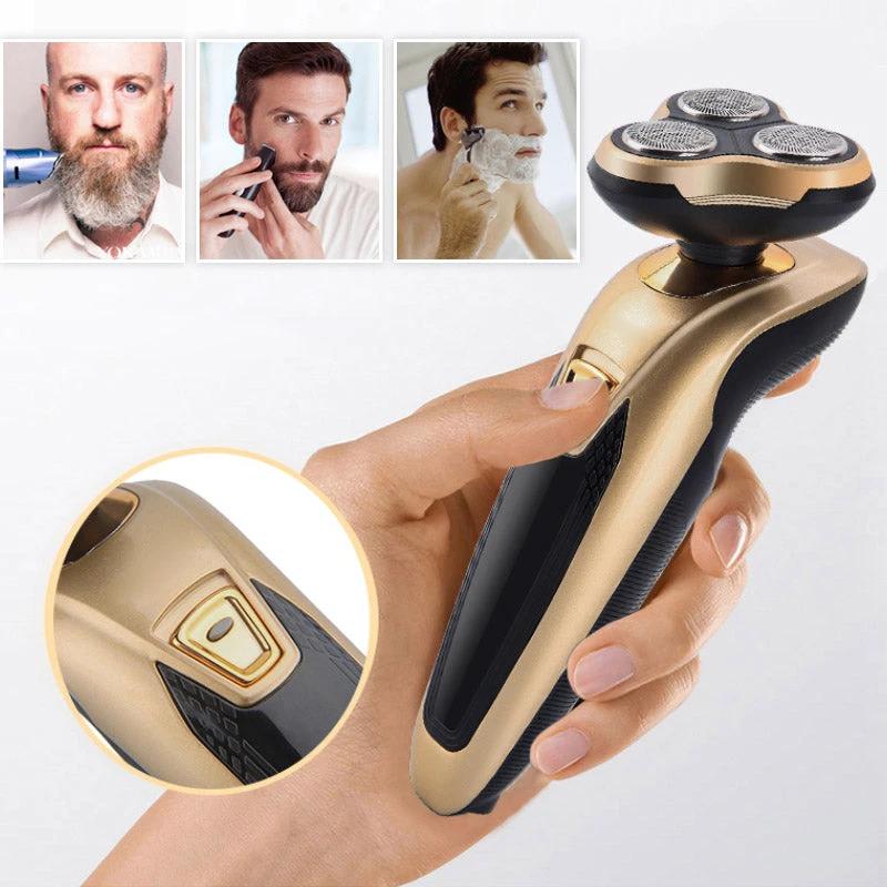 3-in-1 rechargeable multifunctional shaver for men by Bowlift