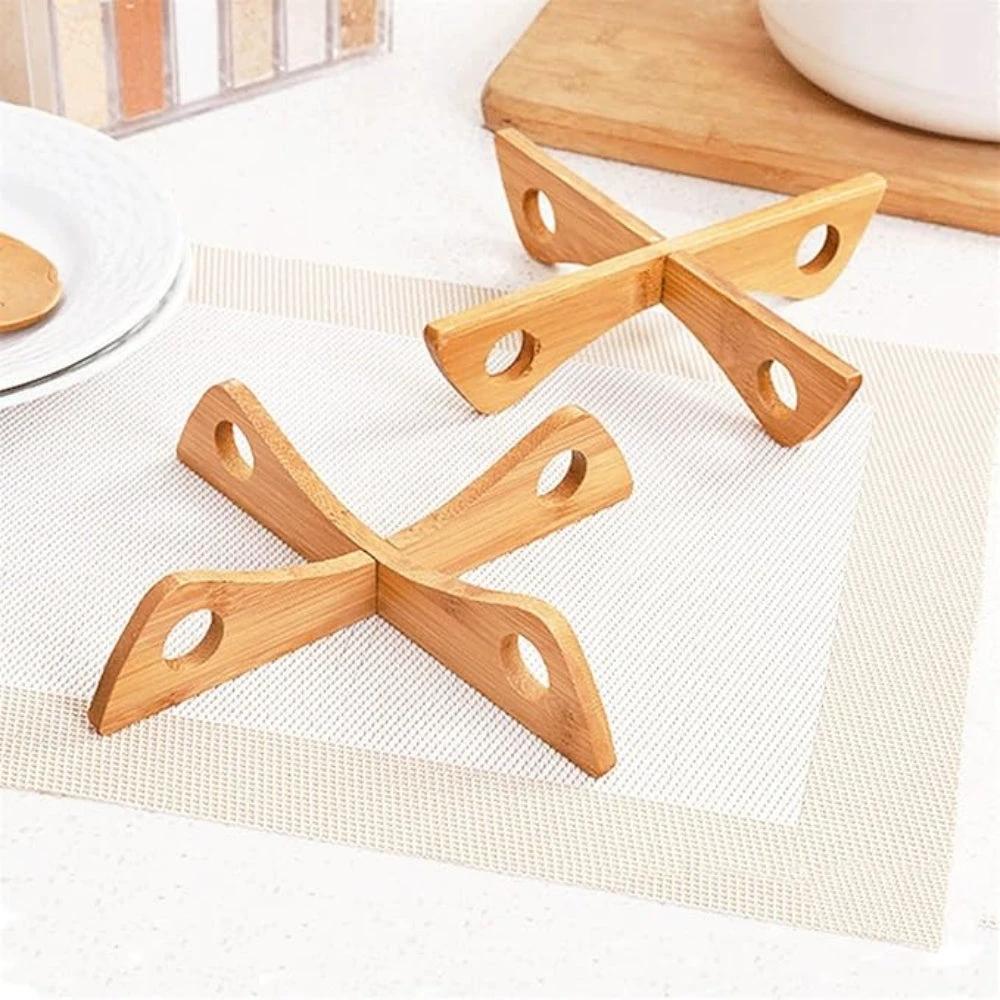 Bamboo Pot Stand & Steam Rack by Casa & Beyond