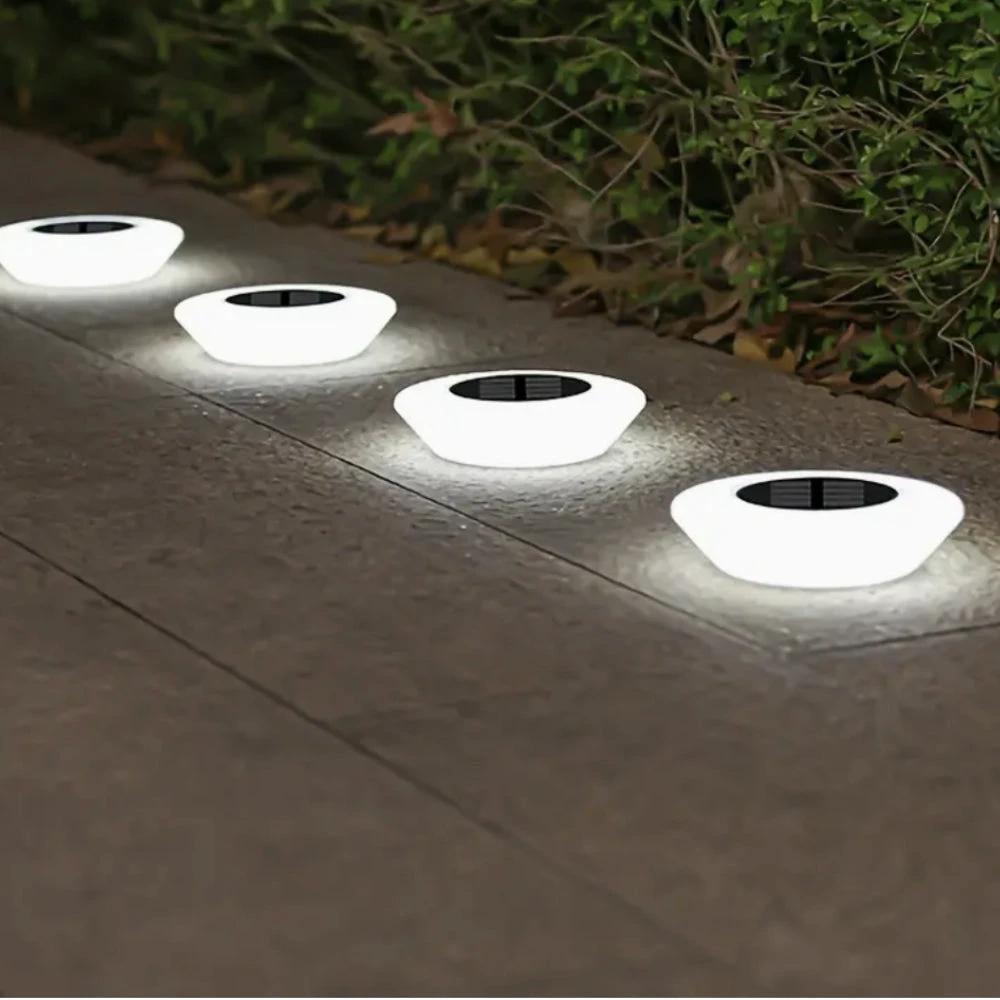 Solar LED outdoor pathway lights | 4 Pack by Casa & Beyond