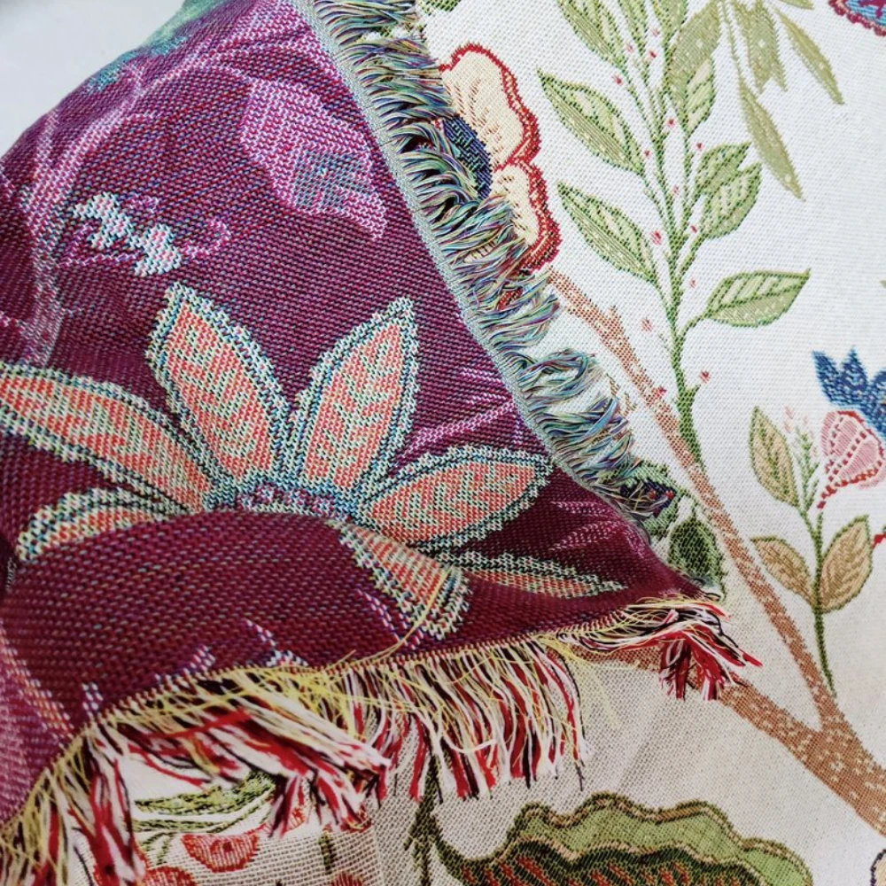 Country Charm Floral Throw by Casa & Beyond