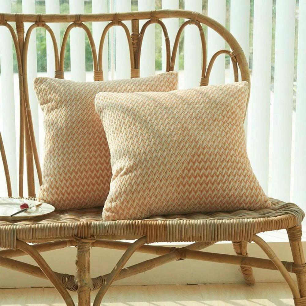 Lush Chevron Cushion Covers by Casa & Beyond