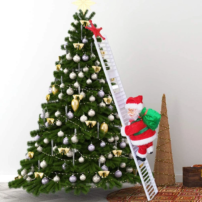 electric climbing ladder Santa Claus by Bowlift