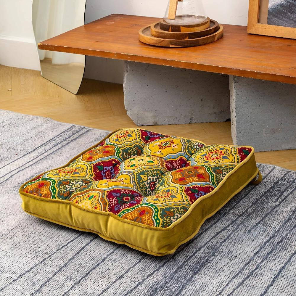 Moroccan Inspired Tie-Strap Cushion by Casa & Beyond