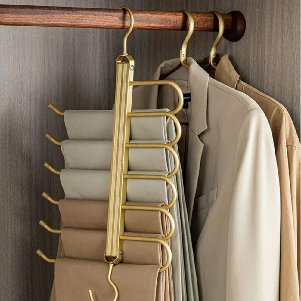 Regal Gold Space-Saving Trouser Hanger by Casa & Beyond