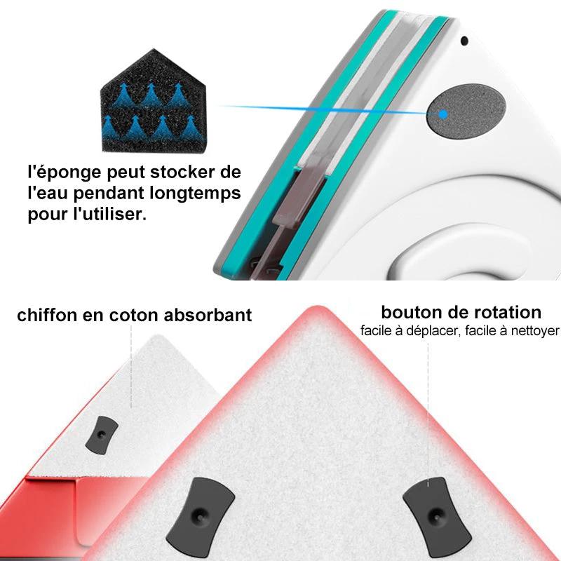 Magnetic cleaner for double-sided windows by Bowlift