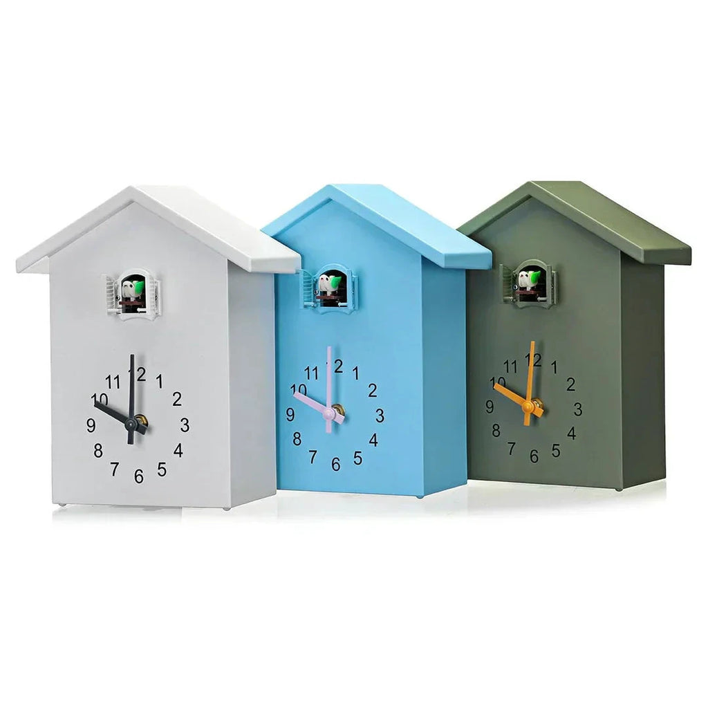Modern Cuckoo Wall Clock – Elegant Minimalist Design with Hourly Cuckoo Sound by BowLift