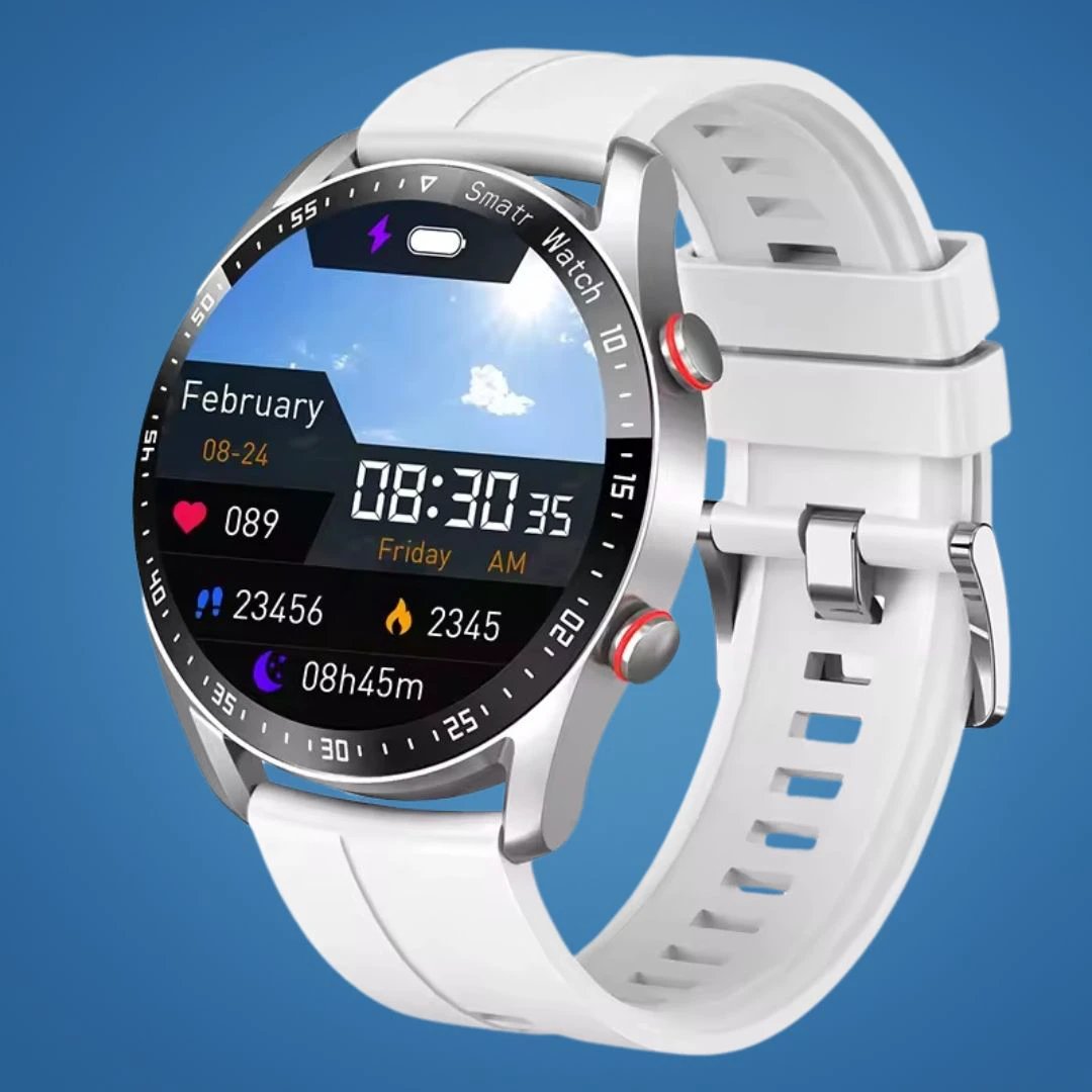 FitTrack | Non-Invasive Fitness Smart Watch - Tracks Physical Activity - Heart Rate - Sleep - Workout - GPS Notifications - Water Resistant Bowlift by Bowlift