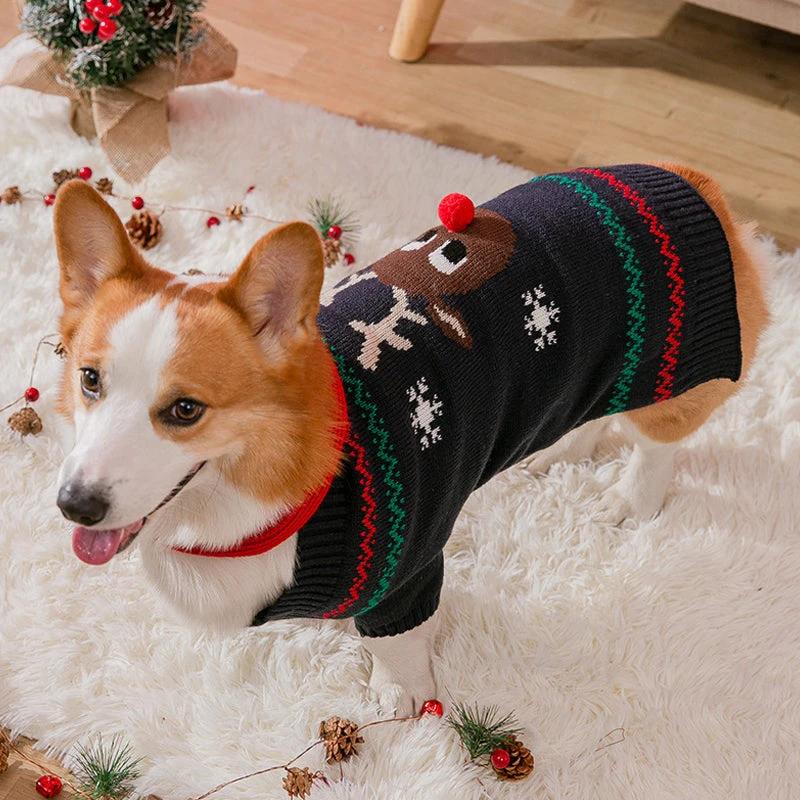 Warm Christmas clothing for pets by Bowlift