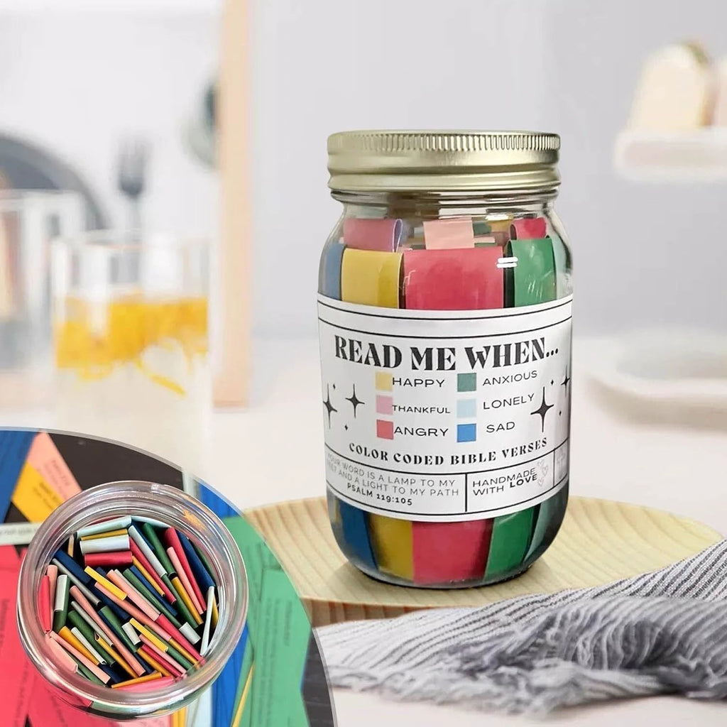 Hope Jar - Filled with Bible Verses for Emotional Strength and Spiritual Connection Bowlift by Bowlift