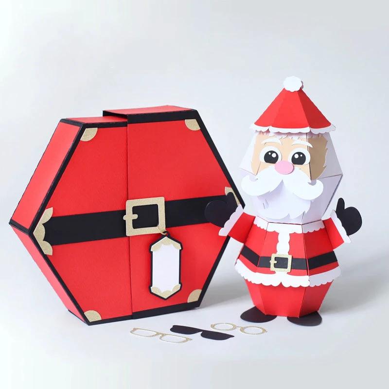 3D Pop-Up Card for the Santa Claus Prank by Bowlift