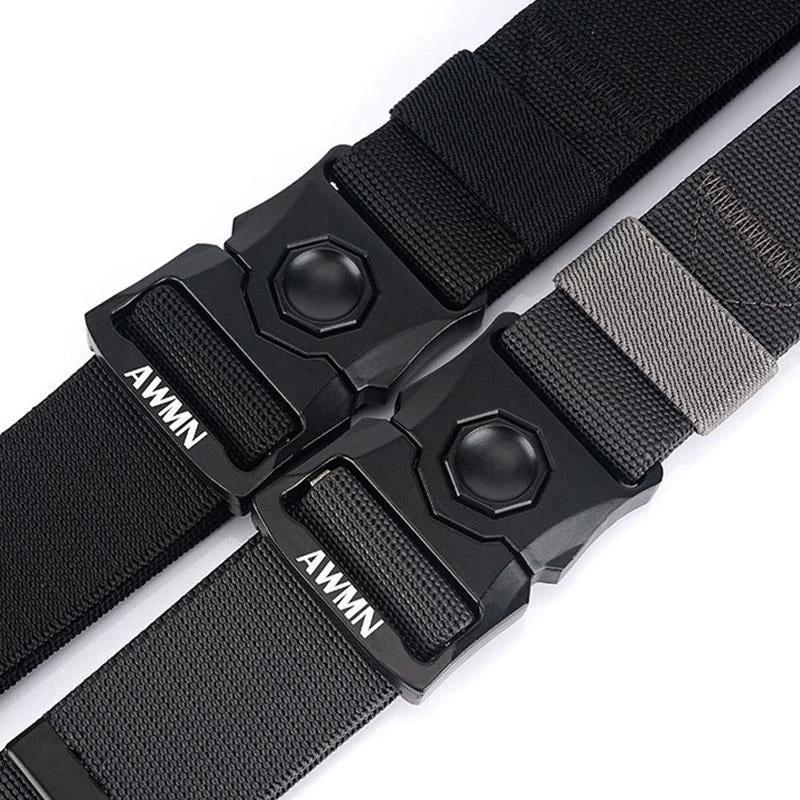 Tactical belt with automatic buckle by Bowlift